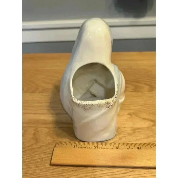 Vintage Madonna Planter Vase Centerpiece Original Decal Shafford Japan - Picture 11 of 11